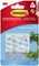3M Command Crochet, oval, plastique, transparent, taille: M