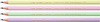 BIC Crayon de papier Evolution PASTEL, HB, assorti