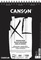 CANSON Bloc à croquis et études XL Noir, A3, noir