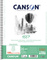 CANSON Album spiralé papier dessin 1557, A4+, 180 g/m2