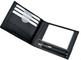 Alassio Etui bloc-notes "GUBBIO", cuir nappa, noir