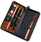 Alassio Etui pour 3 stylos, cuir, noir