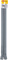 KLEIBER Fermeture zip, plastique, longueur: 300 mm, gris