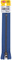 KLEIBER Fermeture à zip, métal, longueur: 80 mm, bleu jeans