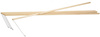 folia Bâton de lanterne, en bois, longueur: 600 mm
