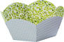 folia Panier pour cadeaux en carton imprimé, diamètre 145 mm
