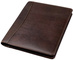 Alassio Conférencier "MONACO", A5, cuir, marron foncé