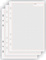 bind Fiche de rechange pour notes Manager, A5, quadrillé