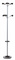 UNiLUX Portemanteau "ADVANTAGE", hauteur: 1.800 mm,