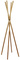 UNiLUX Porte-manteau TIPY, 4 patères, en bambou