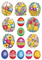 HERMA Stickers de Pâques DECOR "Fleurs et poussins"