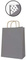 APLI Sac en papier, kraft, moyen, argent