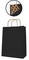 APLI Sac en papier, en kraft, moyen, noir