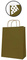 APLI Sac en papier, kraft, moyen, or
