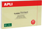 APLI Notes adhésives "CLASSIC Notes!", 125 x 75 mm, jaune