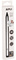 APLI Crayon de papier éternel Infinity, blanc