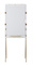 ARCHYI Tableau blanc Pico, (L)650 x (P)685 x (H)1.800 mm