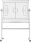 Bi-Office Tableau blanc mobile, football, 1.200 x 900 mm