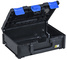 allit Boîte de rangement EuroPlus MetaBox 145, noir/bleu