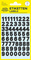 AVERY Zweckform Stickers de chiffres, chiffres 0-9, noir
