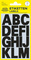 AVERY Zweckform Stickers de lettres, lettres A-Z, noir