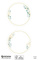 ZDesign HOME Étiquette, cadre ornementé, rond