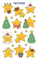 ZDesign KIDS Tatouages de Noël "Étoiles"