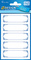 AVERY Zweckform Z-Design Etiquettes de ménage "cadre bleu"