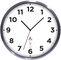 ALBA Horloge murale radiopilotée "HOREXTRARC" blanc / argent