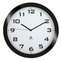ALBA Horloge murale "HORISSIMO", montre à quartz, noir