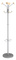 ALBA Portemanteau "VIENA", (H)1.770 mm, gris argenté