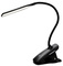 ALBA Lampe de lecture LED rechargeable "LEDCLIP", noir
