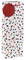 Clairefontaine Sac cadeau pour bouteille "Pois colorés"