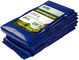 AGRIplus Bâche toile avec oeillets, 4 x 6 m, 250 g/m2, bleu