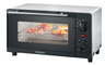 SEVERIN Four à chaleur tournante T0 2052, 800 W, noir/argent