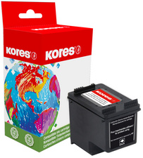 Kores Cartouche rechargée G1022BK remplace hp C8765EE,No.338