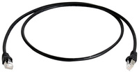 Telegärtner Câble patch, Cat.6A, S/FTP (profond),50,0 m,noir