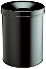 DURABLE Corbeille à papier SAFE ROND 65, 60 litres, noir