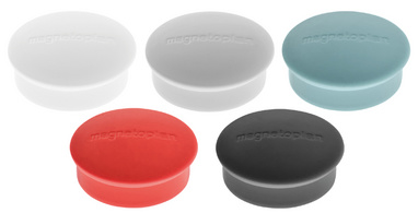 magnetoplan Discofix aimant rond "mini", blanc