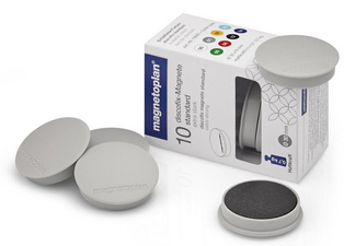 magnetoplan Discofix aimant rond "standard", blanc