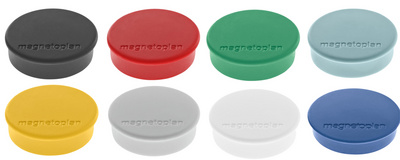 magnetoplan Discofix aimant rond "hobby", blanc