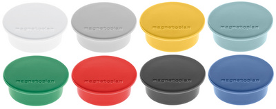 magnetoplan Discofix aimant rond "color", noir