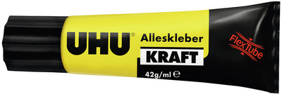 UHU Colle universelle Kraft, avec solvant, transparent, 42 g