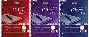 LANDRÉ Bloc à spirale "Business Office Notes", A4, ligné,