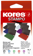 Kores tampon encreur "STAMPO", (L)110 x (P)70 mm, vert