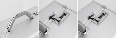 ALUMAXX Valise pour pilotes "ALPHA", aluminium, argent