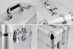 ALUMAXX Valise pour pilotes "BETHA", aluminium, argent