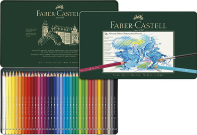Faber Castell, Crayons de couleur aquarellable, ALBRECHT DURER, 117536
