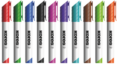 Kores Marqueur pour tableau blanc "K MARKER", noir