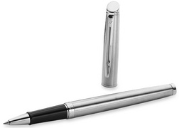 WATERMAN Stylo roller Hémisphère, vernis G.C., noir